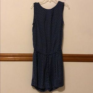 Romper with an open back